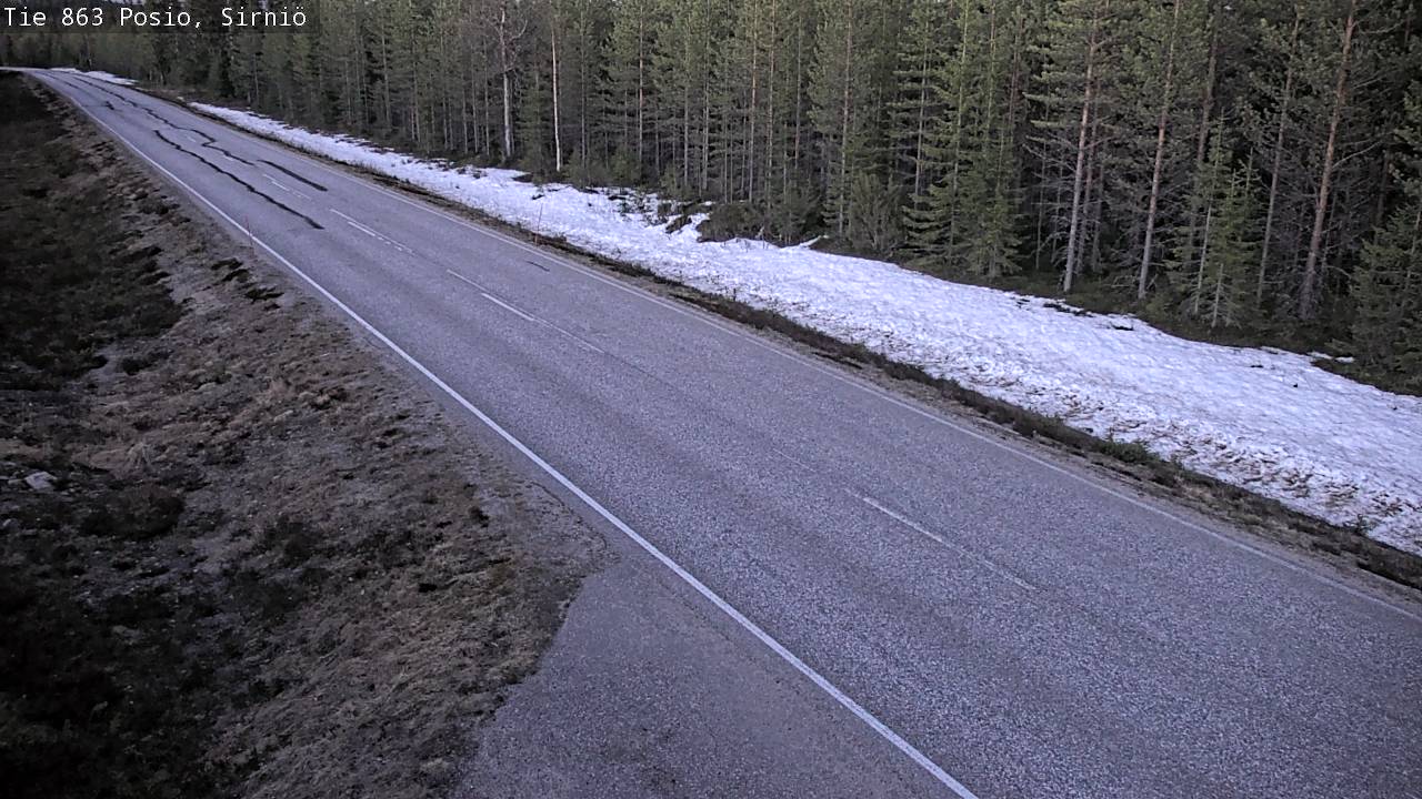Kelikamerat Kuva Tie 863 Posio, Sirniö, Posio, Lappi