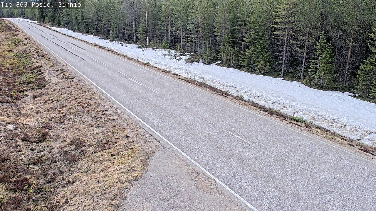 Kelikamerat Kuva Tie 863 Posio, Sirniö, Posio, Lappi