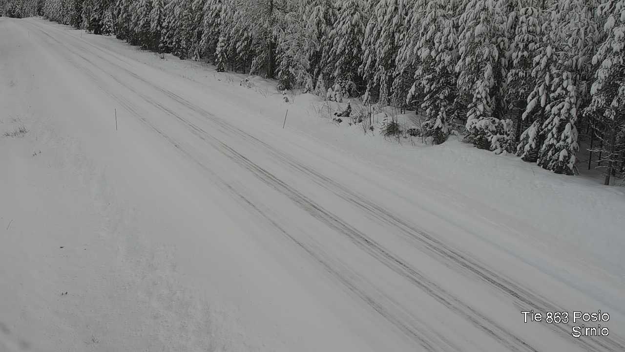 Weather Camera Image Väg 863 Posio, Sirniö, Posio, Lappi