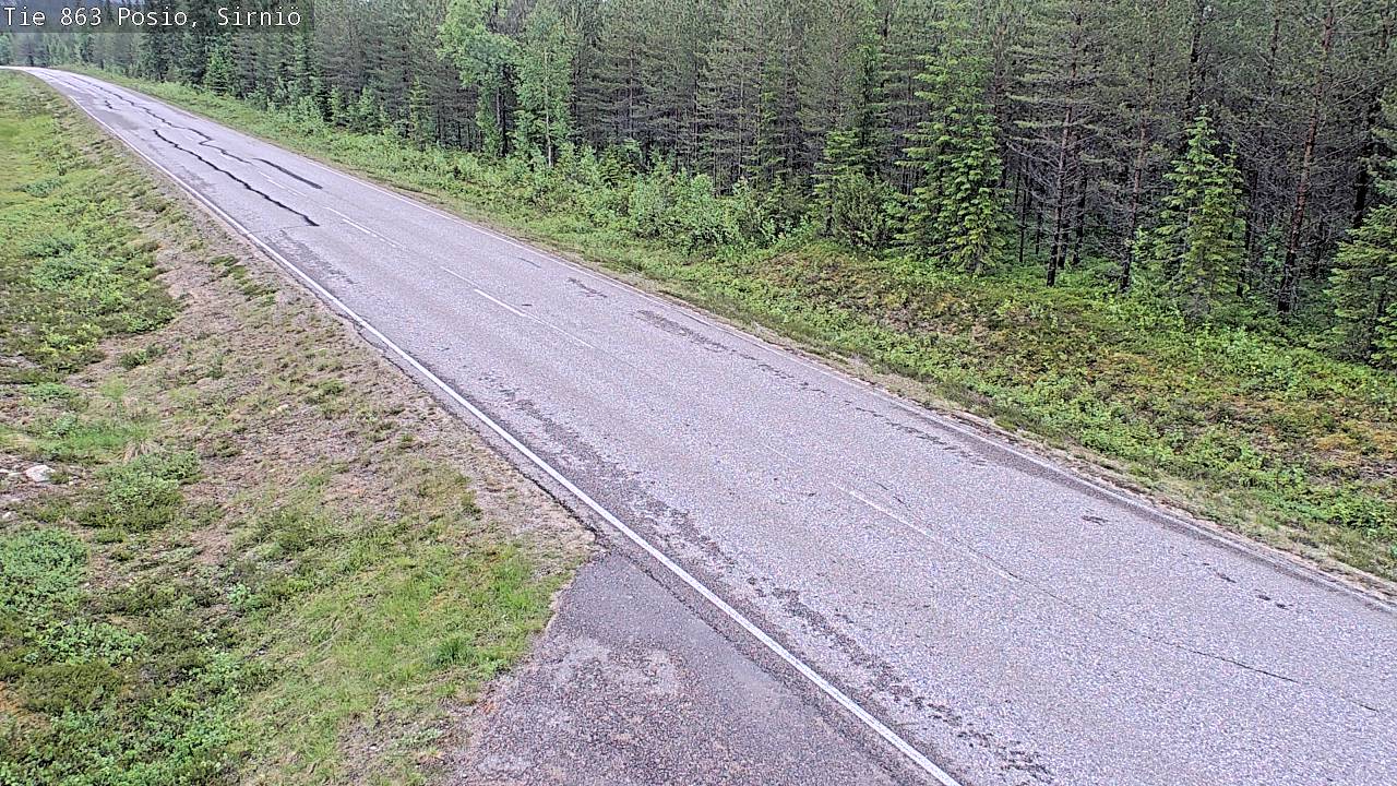 Kelikamerat Kuva Tie 863 Posio, Sirniö, Posio, Lappi