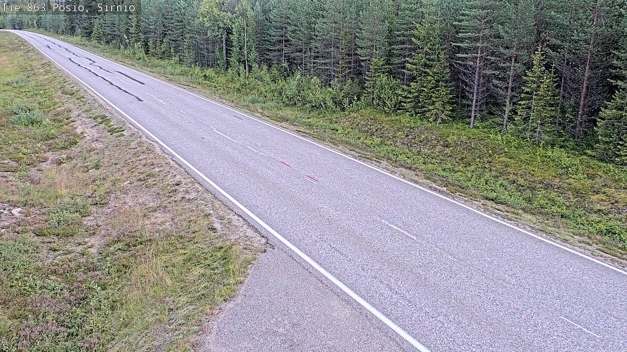 Kelikamerat Kuva Tie 863 Posio, Sirniö, Posio, Lappi