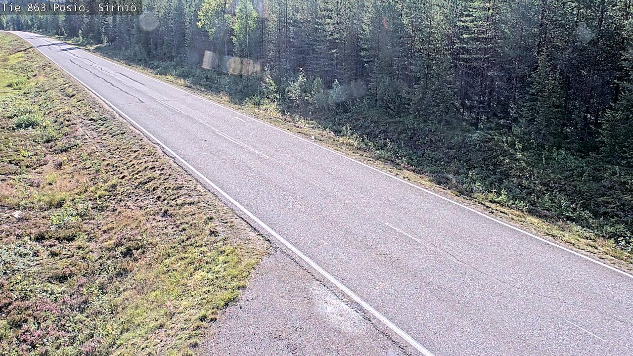 Kelikamerat Kuva Tie 863 Posio, Sirniö, Posio, Lappi