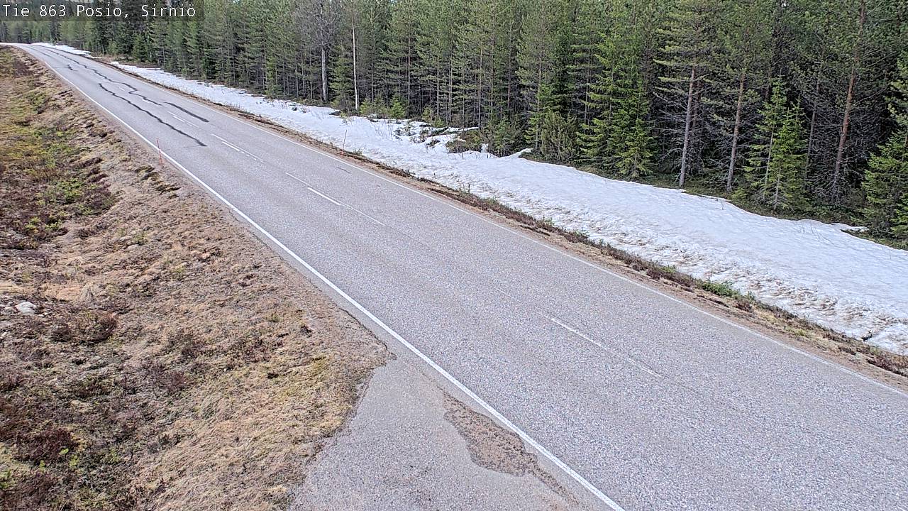 Kelikamerat Kuva Tie 863 Posio, Sirniö, Posio, Lappi