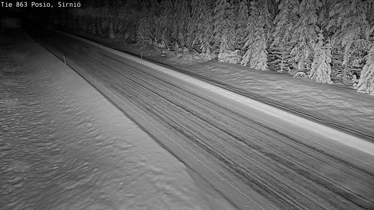 Kelikamerat Kuva Tie 863 Posio, Sirniö, Posio, Lappi