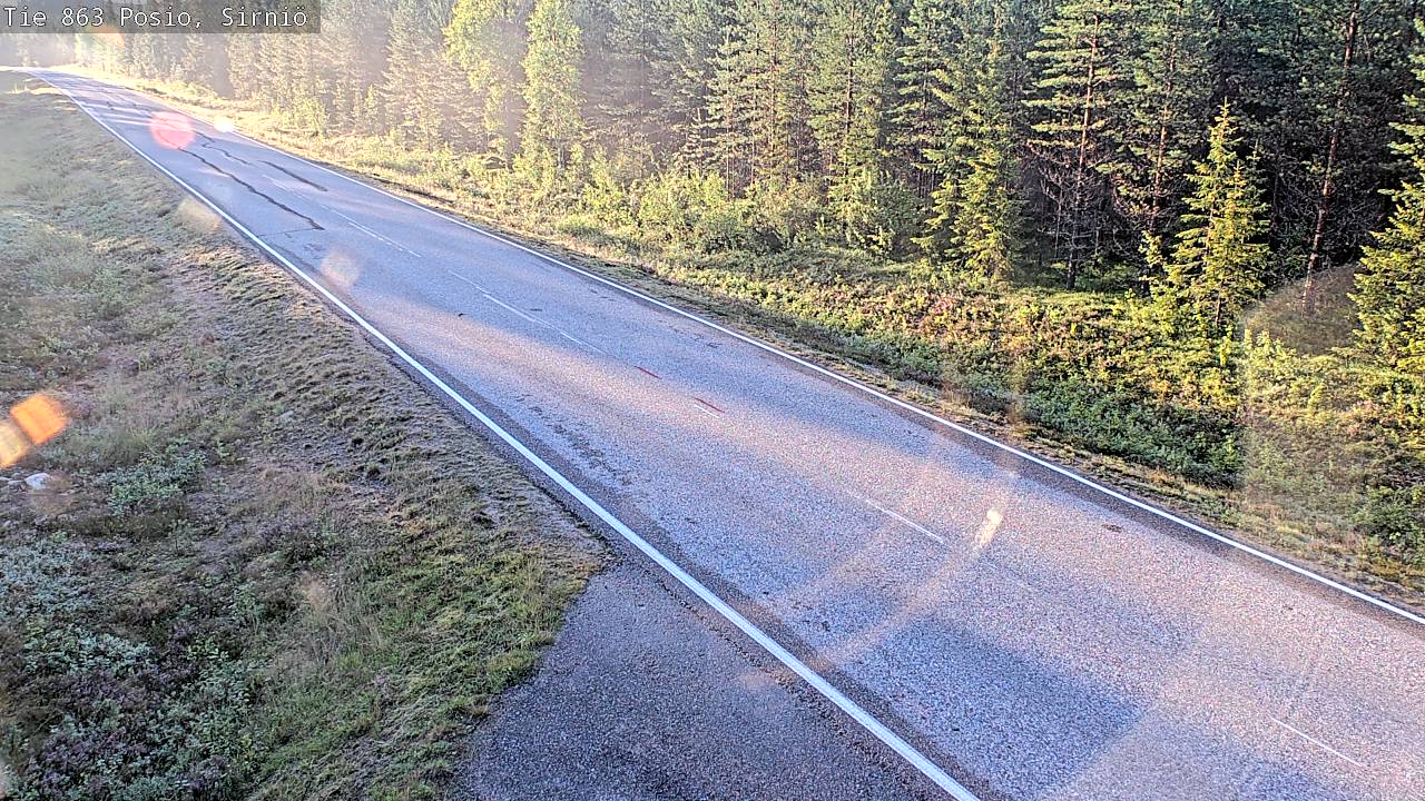 Kelikamerat Kuva Tie 863 Posio, Sirniö, Posio, Lappi