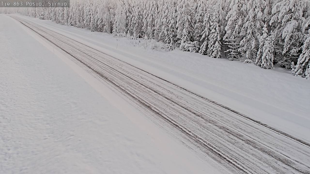 Kelikamerat Kuva Tie 863 Posio, Sirniö, Posio, Lappi