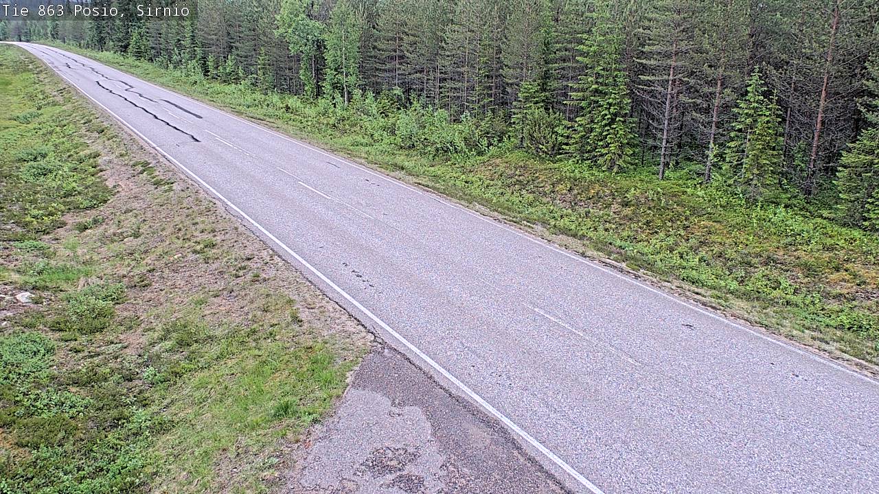 Kelikamerat Kuva Tie 863 Posio, Sirniö, Posio, Lappi