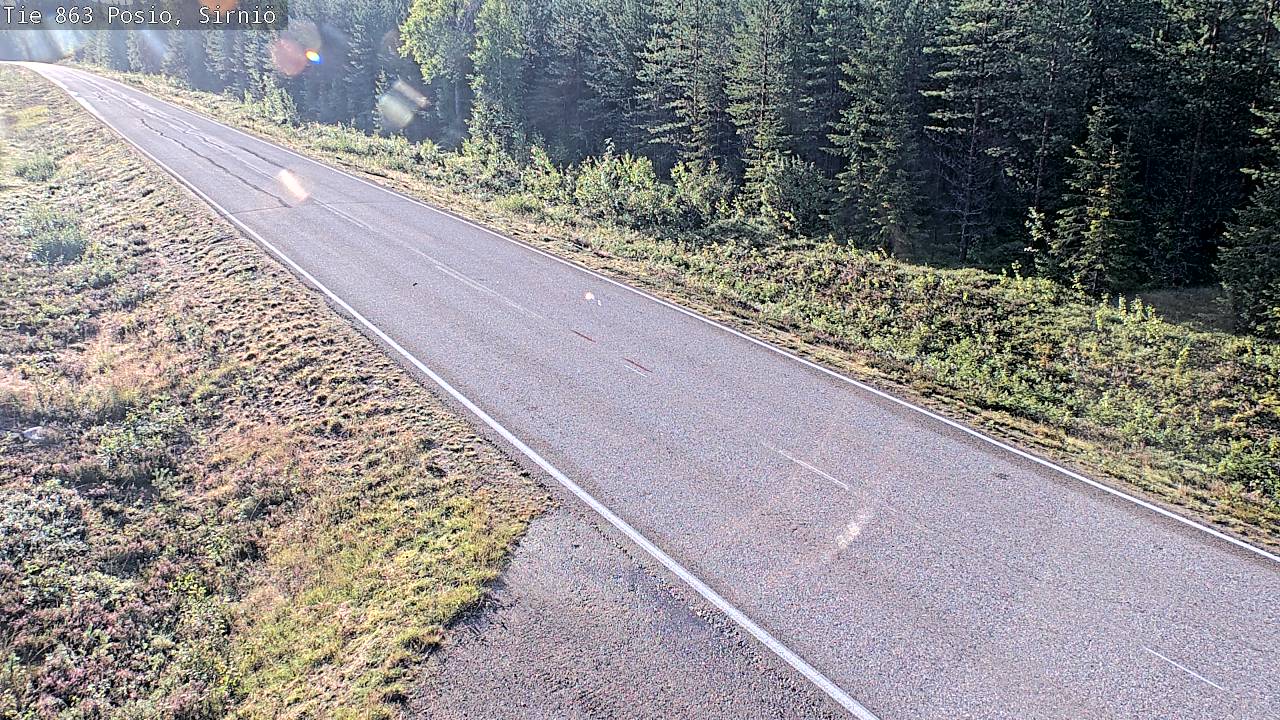 Kelikamerat Kuva Tie 863 Posio, Sirniö, Posio, Lappi