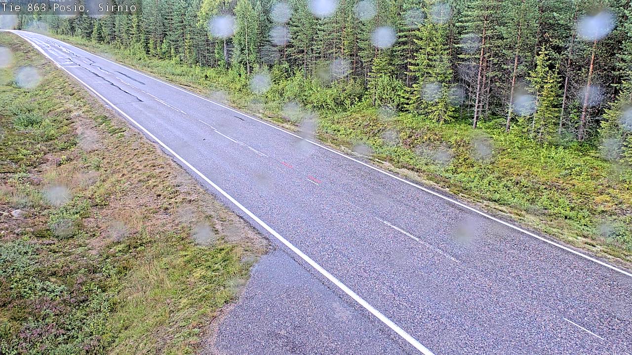 Kelikamerat Kuva Tie 863 Posio, Sirniö, Posio, Lappi