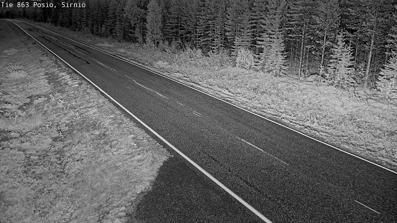 Kelikamerat Kuva Tie 863 Posio, Sirniö, Posio, Lappi