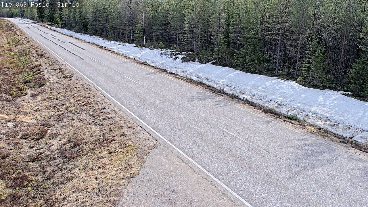 Kelikamerat Kuva Tie 863 Posio, Sirniö, Posio, Lappi