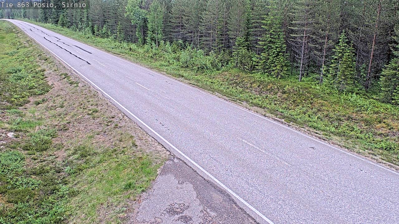 Kelikamerat Kuva Tie 863 Posio, Sirniö, Posio, Lappi