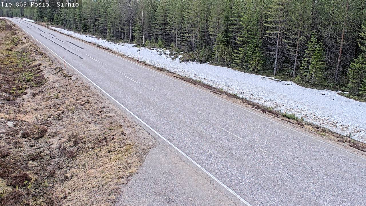 Weather Camera Image Road 863 Posio, Sirniö, Posio, Lappi