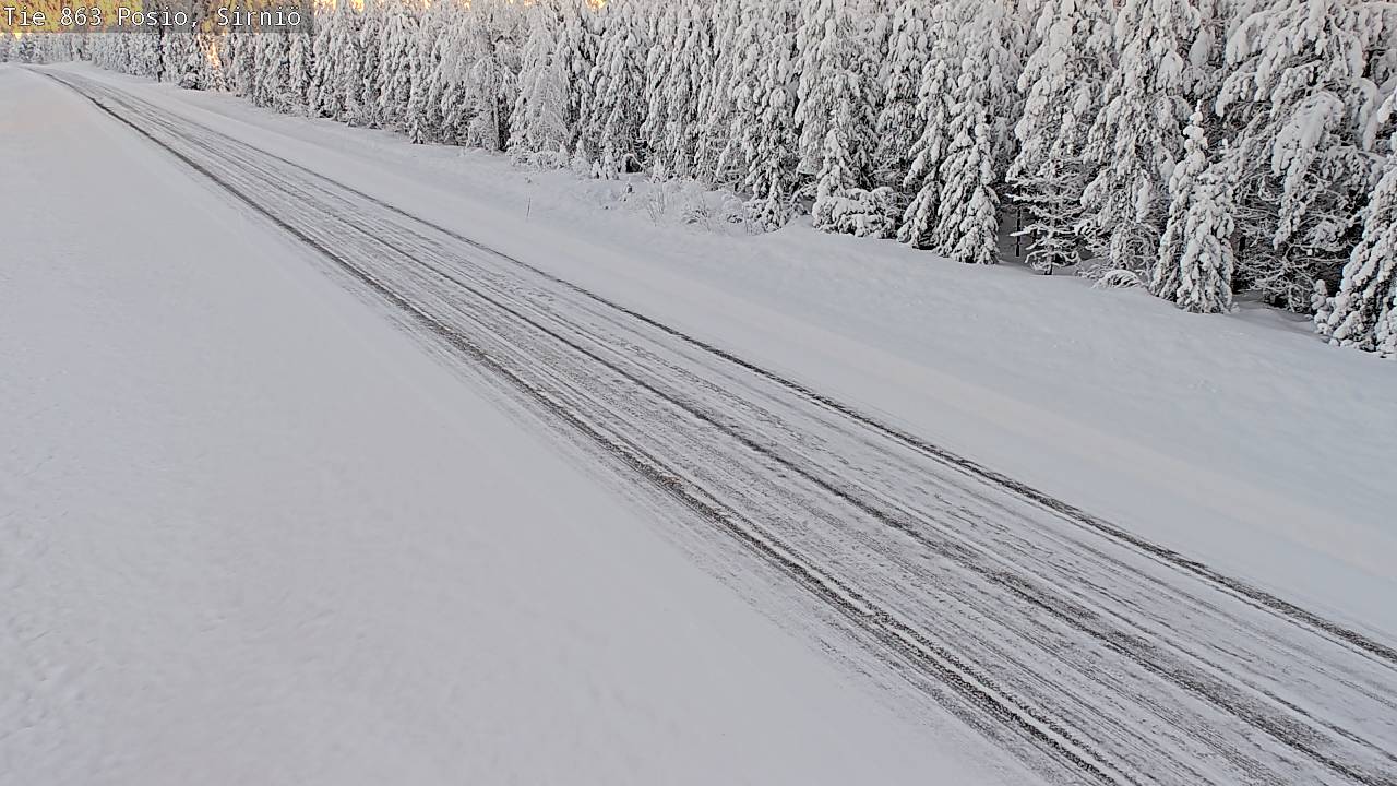 Weather Camera Image Väg 863 Posio, Sirniö, Posio, Lappi