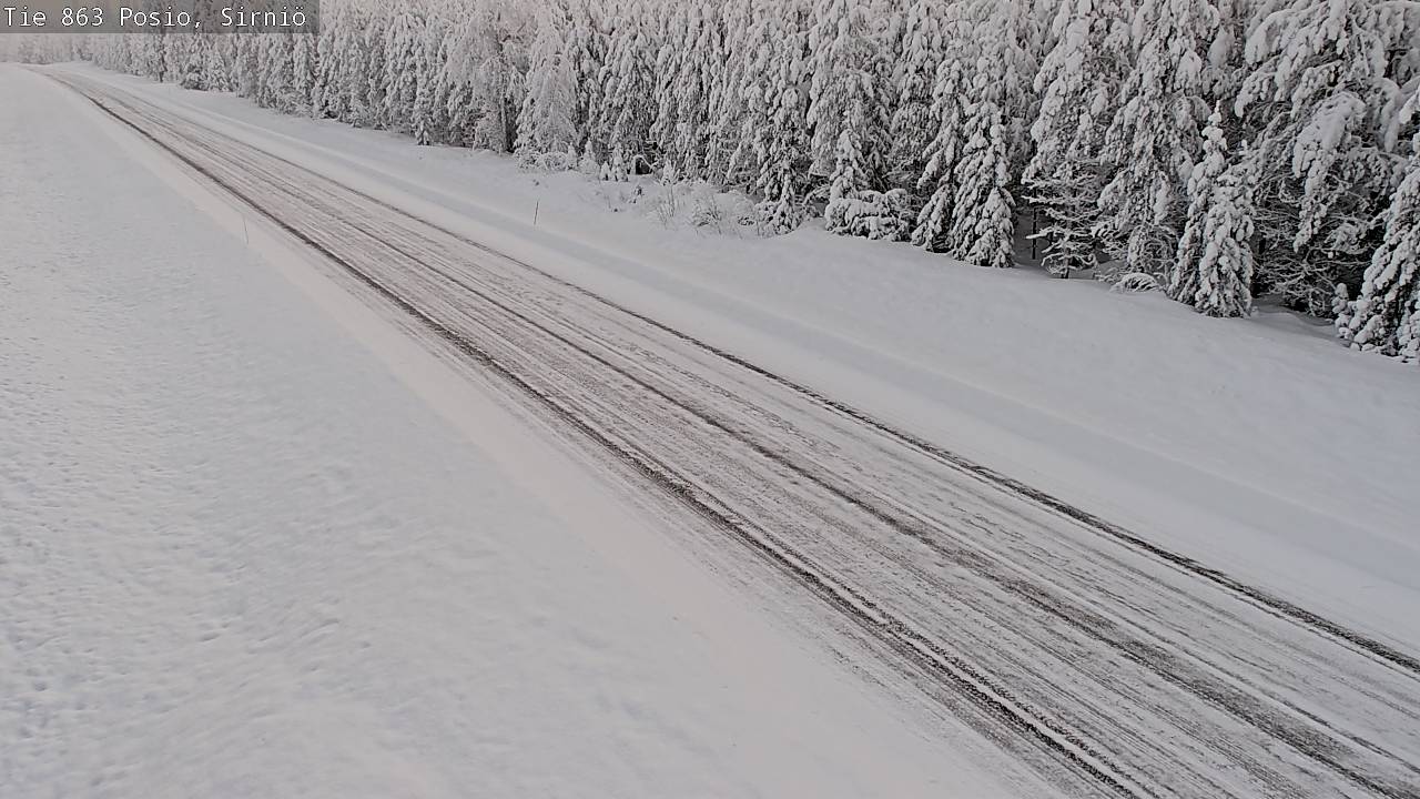 Kelikamerat Kuva Tie 863 Posio, Sirniö, Posio, Lappi