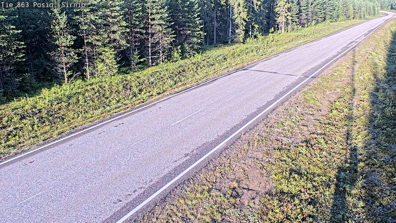 Kelikamerat Kuva Tie 863 Posio, Sirniö, Posio, Lappi