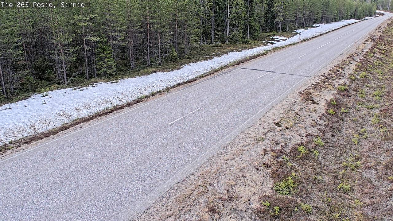 Weather Camera Image Road 863 Posio, Sirniö, Posio, Lappi