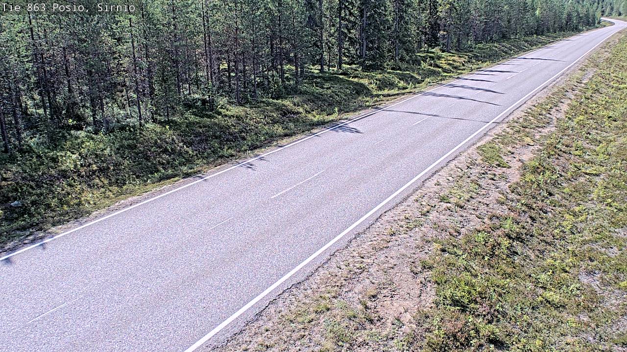 Kelikamerat Kuva Tie 863 Posio, Sirniö, Posio, Lappi