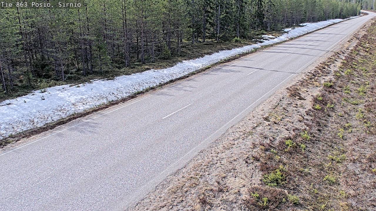 Weather Camera Image Road 863 Posio, Sirniö, Posio, Lappi