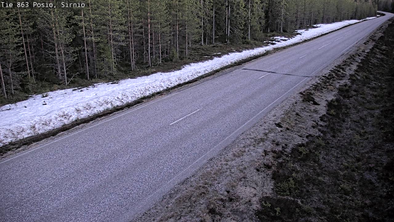 Kelikamerat Kuva Tie 863 Posio, Sirniö, Posio, Lappi