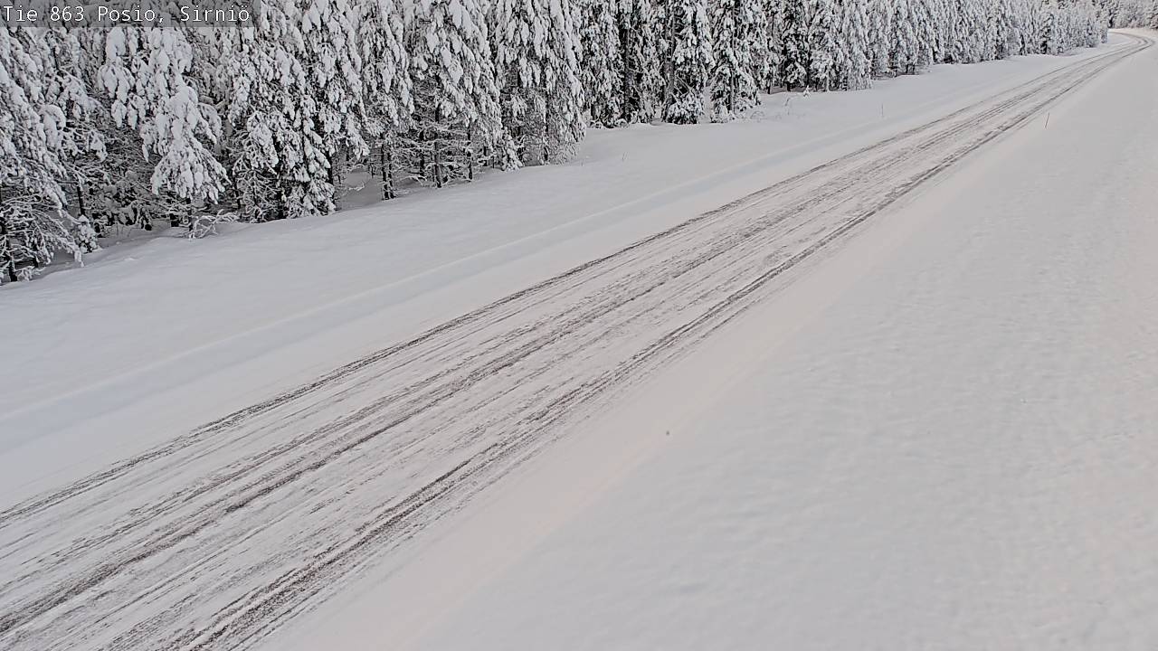 Kelikamerat Kuva Tie 863 Posio, Sirniö, Posio, Lappi