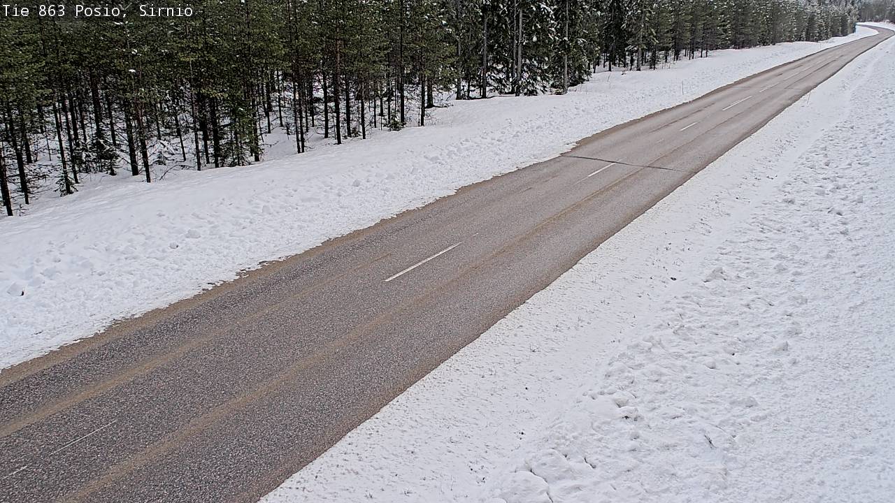 Kelikamerat Kuva Tie 863 Posio, Sirniö, Posio, Lappi