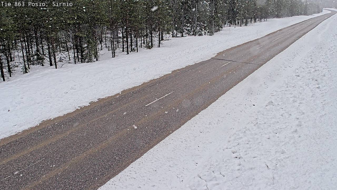 Kelikamerat Kuva Tie 863 Posio, Sirniö, Posio, Lappi
