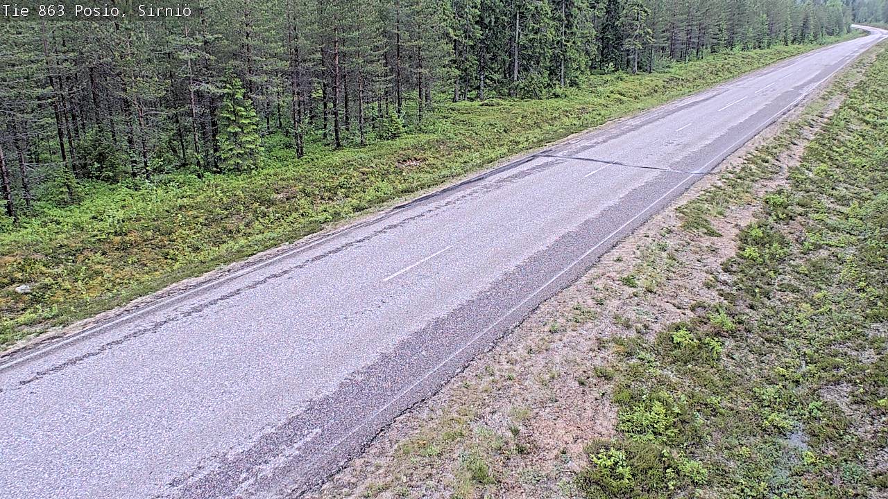 Kelikamerat Kuva Tie 863 Posio, Sirniö, Posio, Lappi