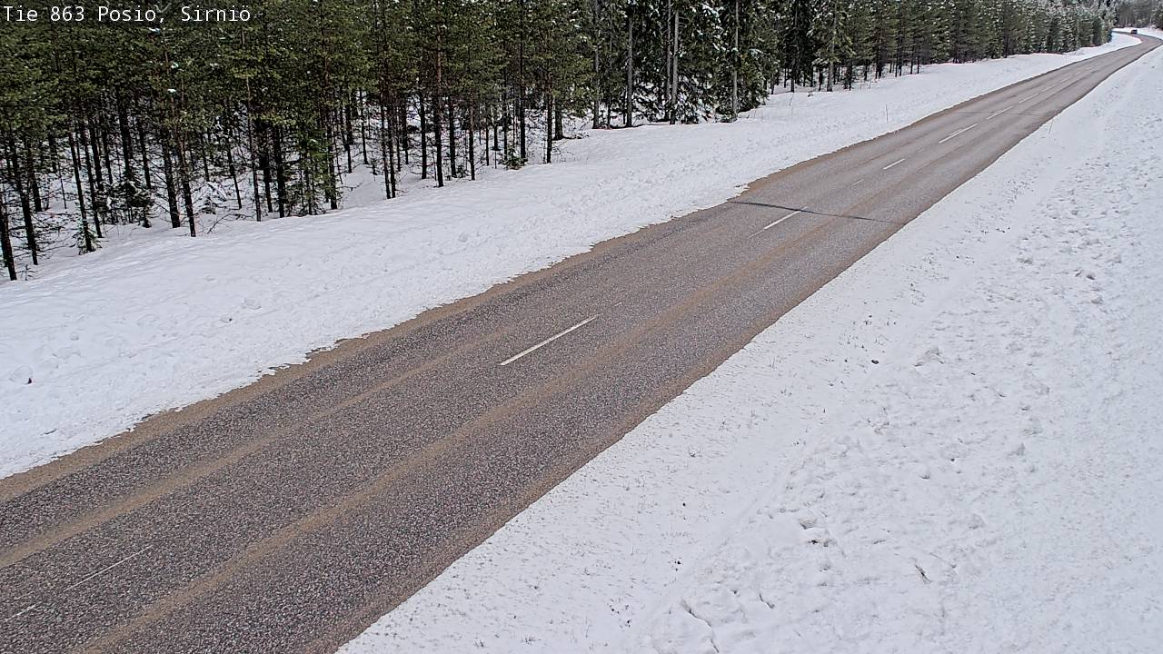 Kelikamerat Kuva Tie 863 Posio, Sirniö, Posio, Lappi