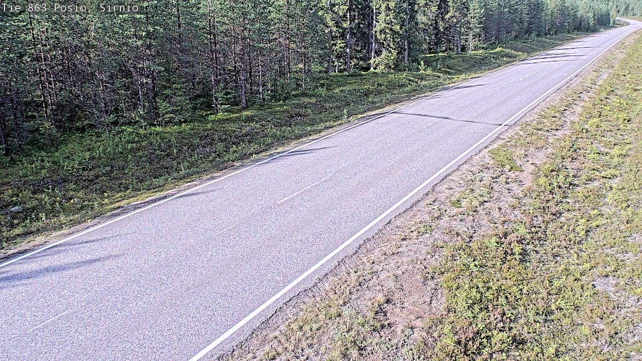 Kelikamerat Kuva Tie 863 Posio, Sirniö, Posio, Lappi
