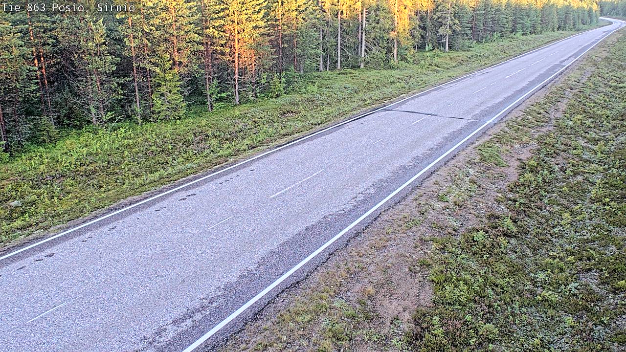 Kelikamerat Kuva Tie 863 Posio, Sirniö, Posio, Lappi