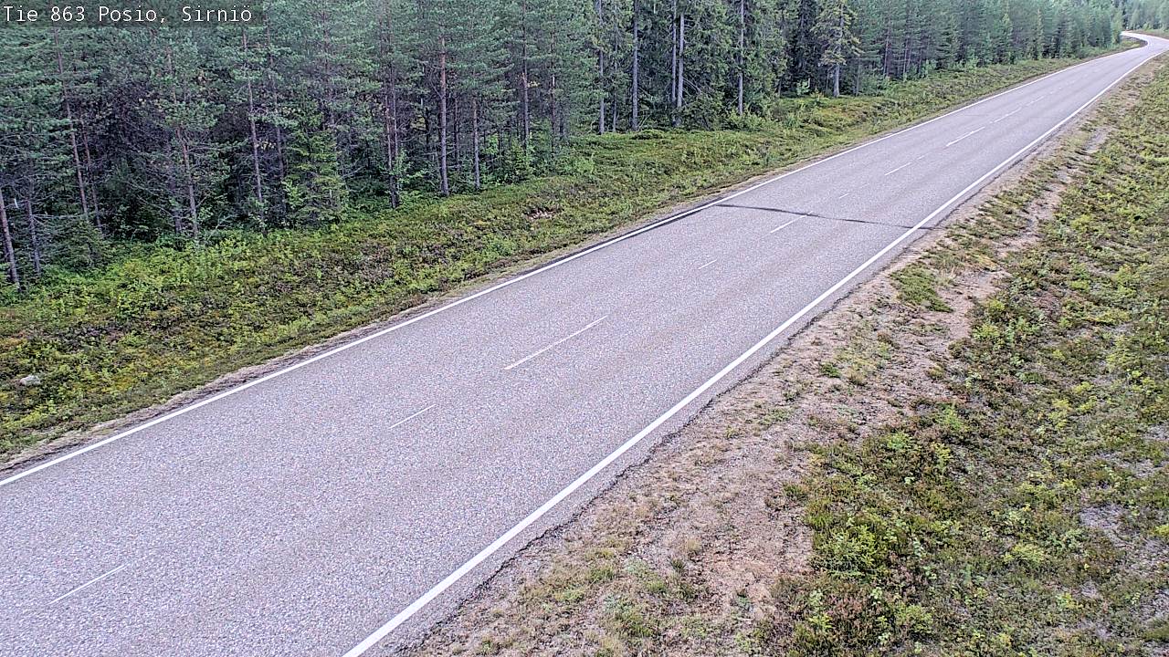 Weather Camera Image Road 863 Posio, Sirniö, Posio, Lappi