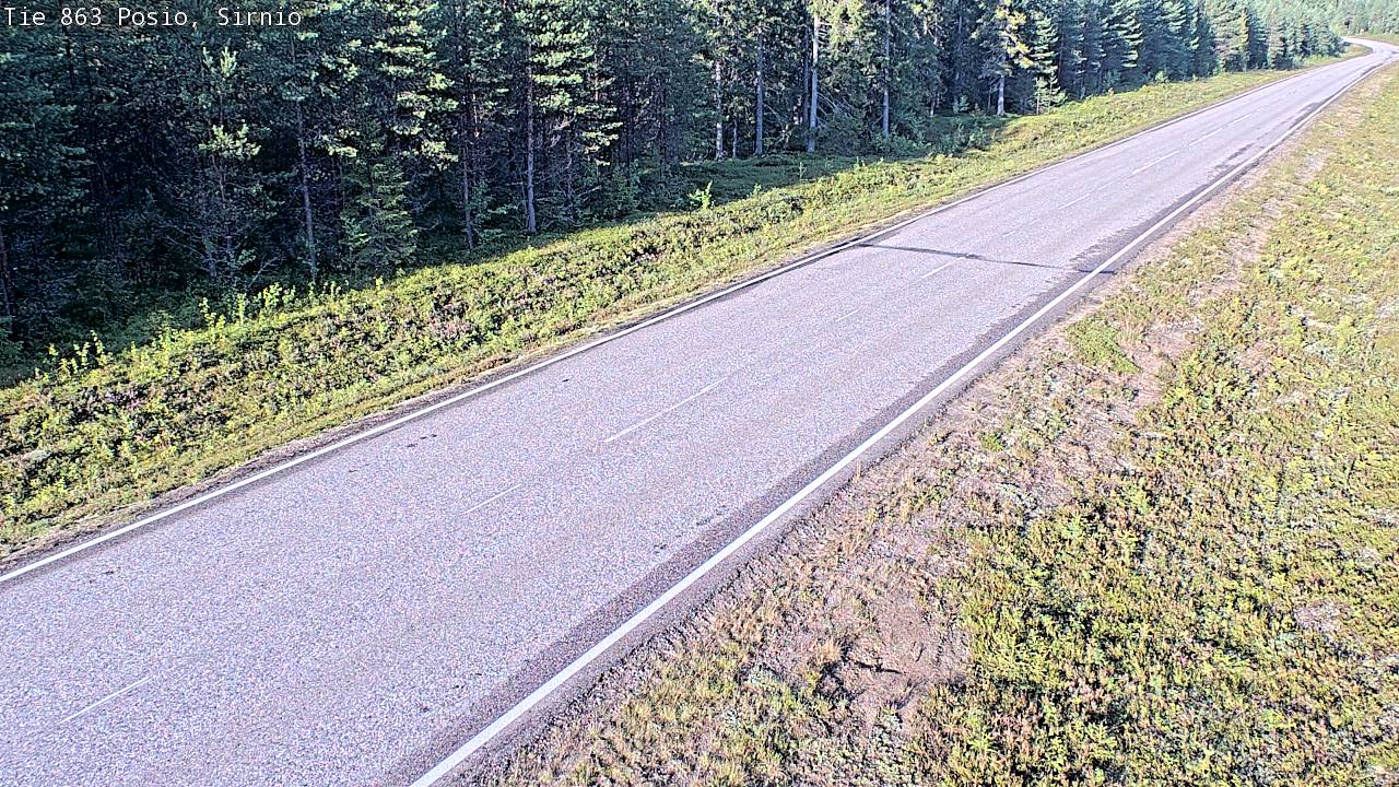 Kelikamerat Kuva Tie 863 Posio, Sirniö, Posio, Lappi