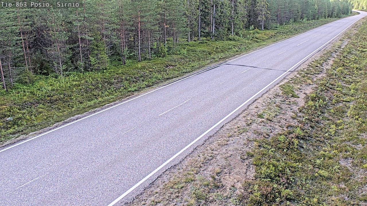 Weather Camera Image Road 863 Posio, Sirniö, Posio, Lappi