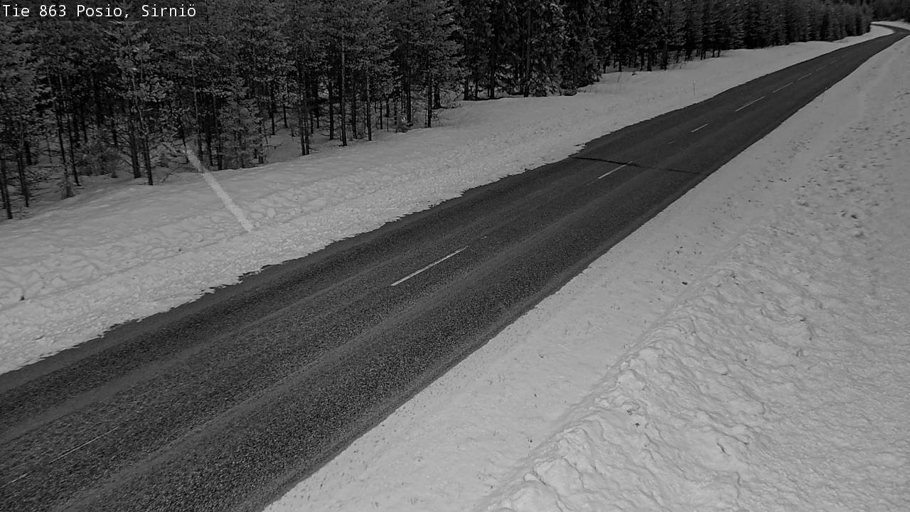 Kelikamerat Kuva Tie 863 Posio, Sirniö, Posio, Lappi