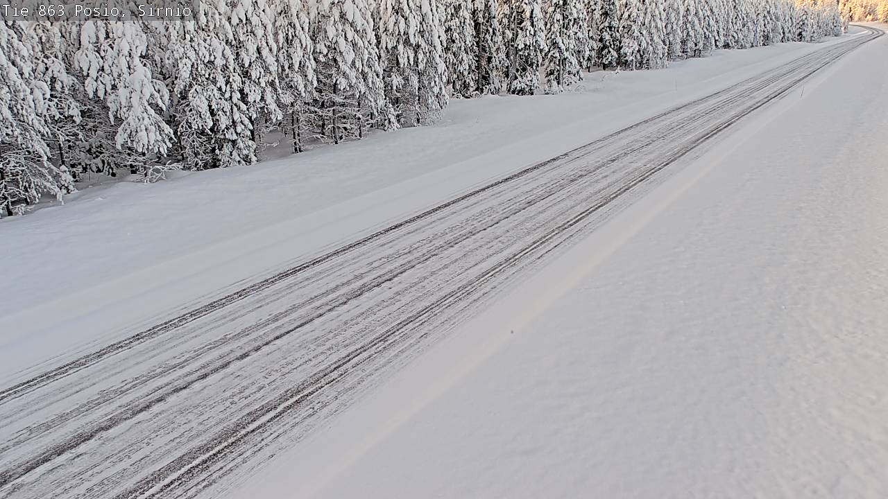 Weather Camera Image Road 863 Posio, Sirniö, Posio, Lappi