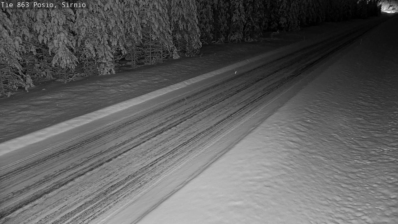 Kelikamerat Kuva Tie 863 Posio, Sirniö, Posio, Lappi