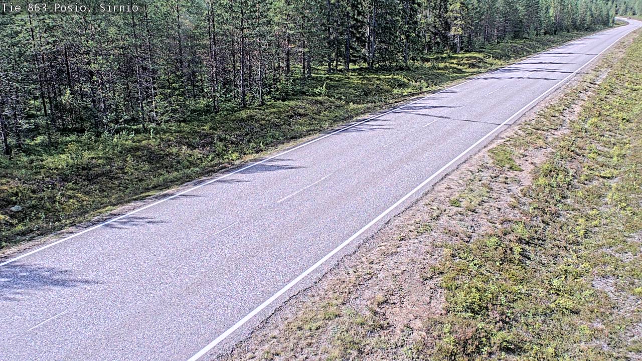 Kelikamerat Kuva Tie 863 Posio, Sirniö, Posio, Lappi