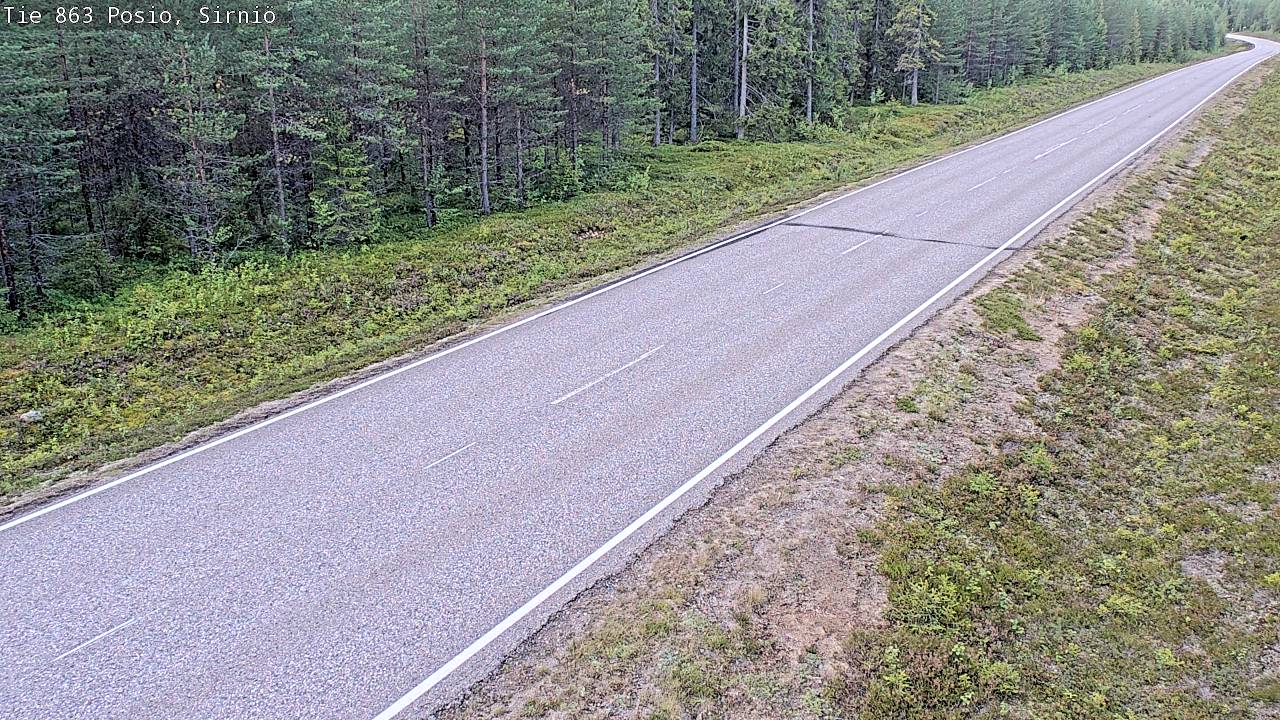 Kelikamerat Kuva Tie 863 Posio, Sirniö, Posio, Lappi
