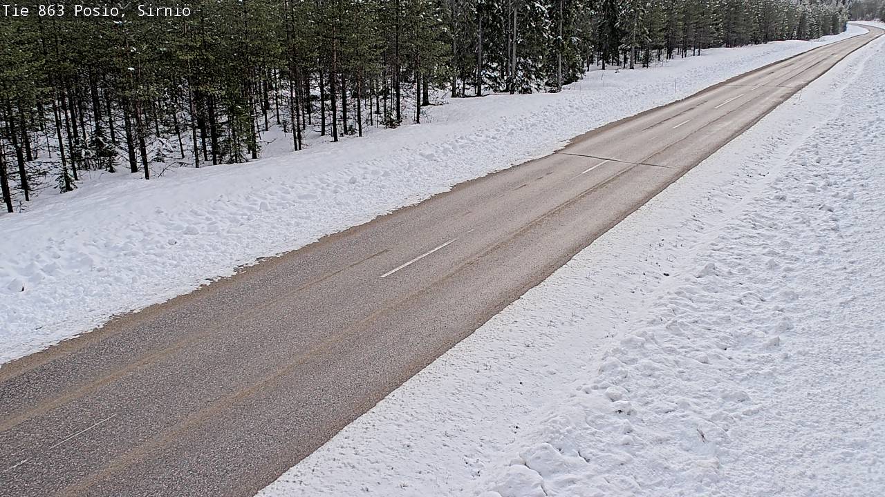 Kelikamerat Kuva Tie 863 Posio, Sirniö, Posio, Lappi