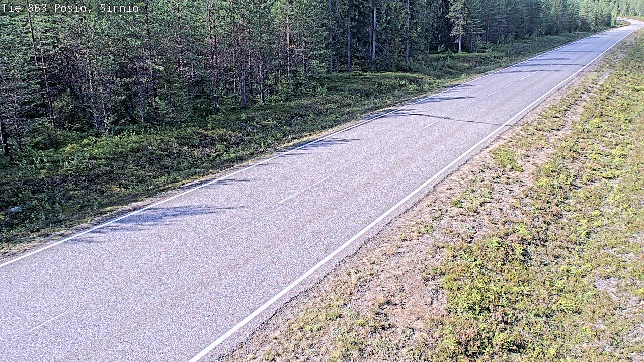 Kelikamerat Kuva Tie 863 Posio, Sirniö, Posio, Lappi