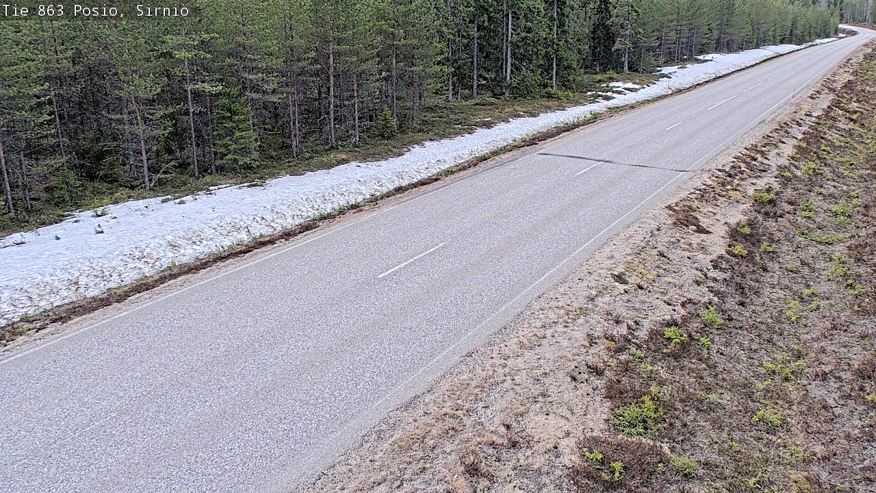 Weather Camera Image Road 863 Posio, Sirniö, Posio, Lappi