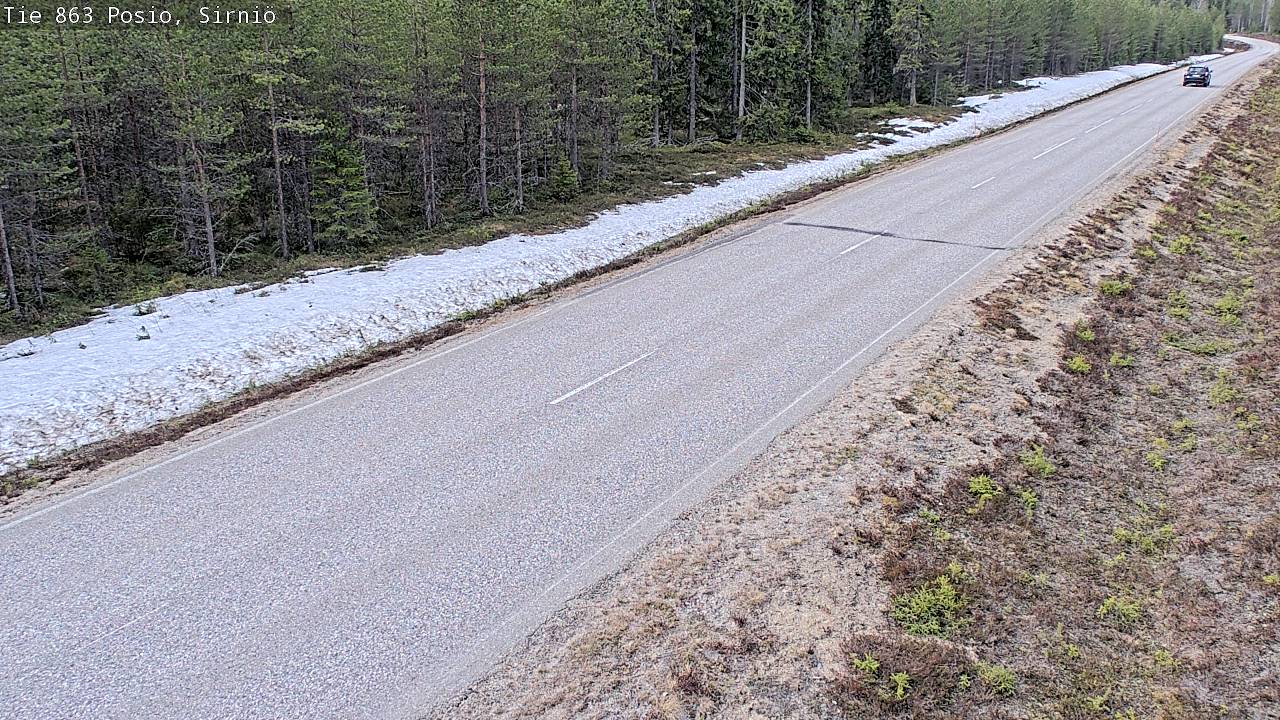 Weather Camera Image Road 863 Posio, Sirniö, Posio, Lappi