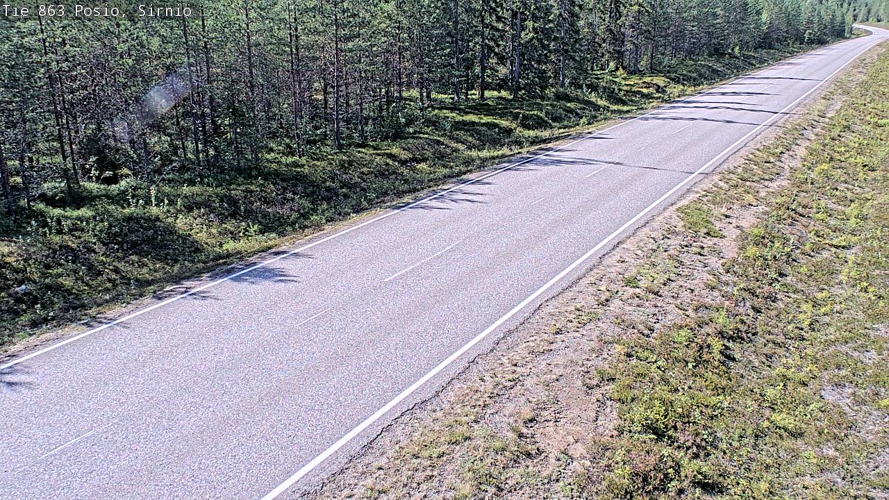 Weather Camera Image Road 863 Posio, Sirniö, Posio, Lappi