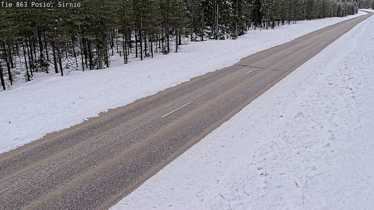 Kelikamerat Kuva Tie 863 Posio, Sirniö, Posio, Lappi