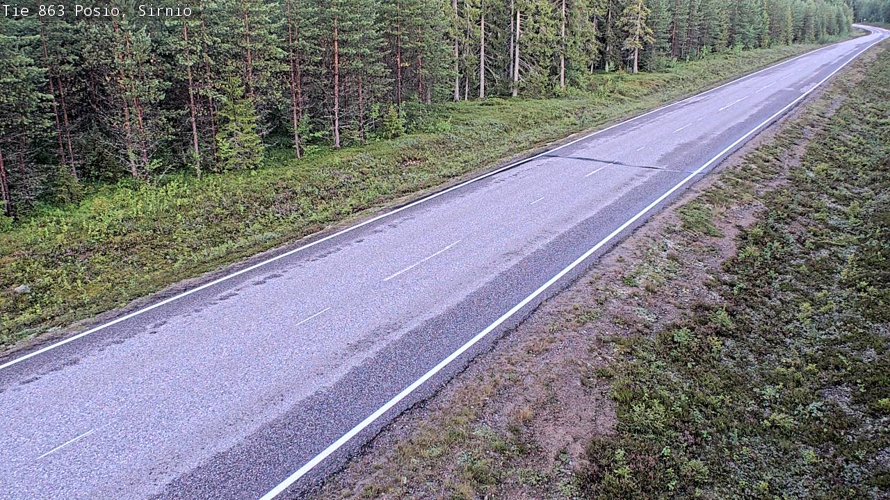Kelikamerat Kuva Tie 863 Posio, Sirniö, Posio, Lappi