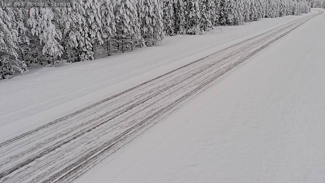 Kelikamerat Kuva Tie 863 Posio, Sirniö, Posio, Lappi