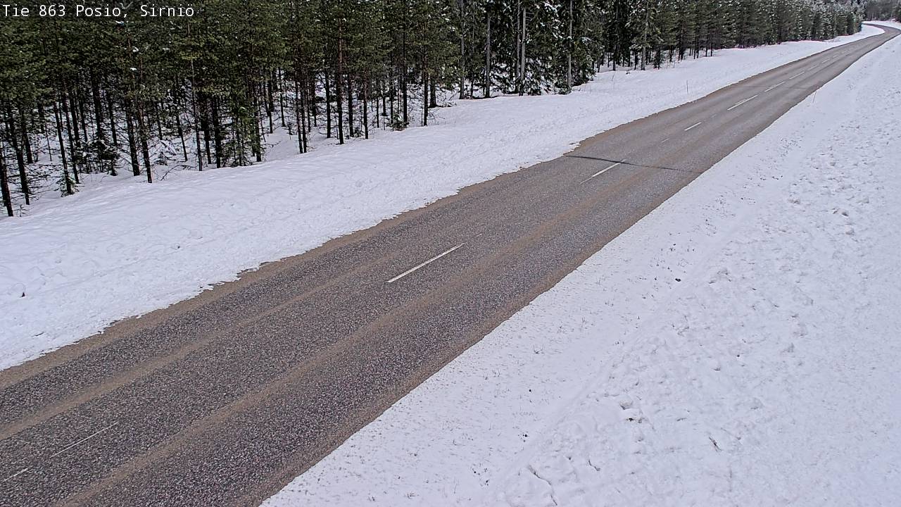 Kelikamerat Kuva Tie 863 Posio, Sirniö, Posio, Lappi