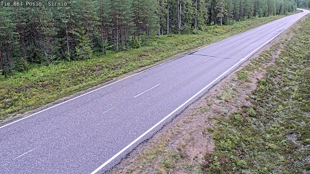 Kelikamerat Kuva Tie 863 Posio, Sirniö, Posio, Lappi