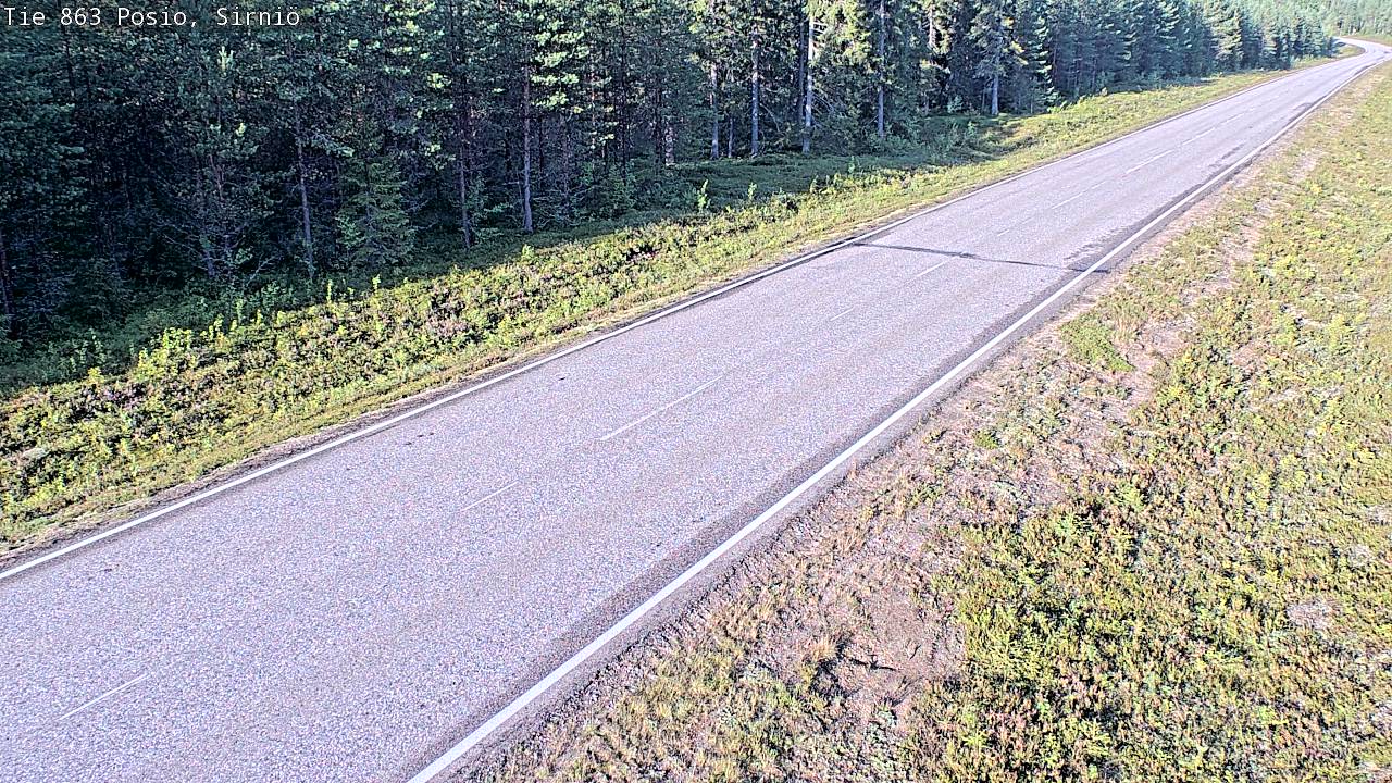 Kelikamerat Kuva Tie 863 Posio, Sirniö, Posio, Lappi